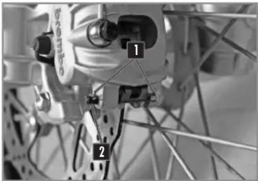 Sherco ENDURO 450-500 SEF (2026) - REMOVING THE FRONT AND REAR BRAKE PADS - 2