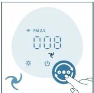PHILIPS AC2221 - Spreminjanje nastavitve načina - 3