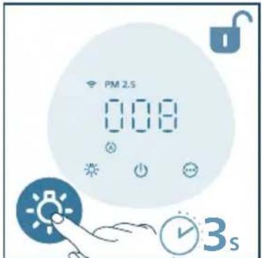 PHILIPS AC2221 - Uporaba funkcije svjetla - 8