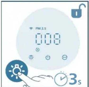 PHILIPS AC2221 - Налаштування функції блокування від дітей - 2