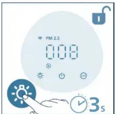 PHILIPS AC2221 - Använda ljusfunktionen - 5