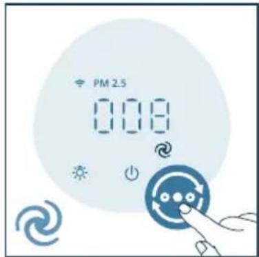PHILIPS AC2221 - Spreminjanje nastavitve načina - 4