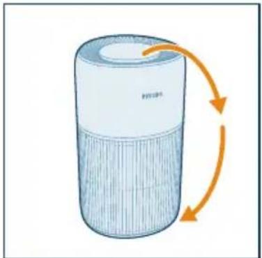 PHILIPS AC2221 - Filtrenin takılması - 1
