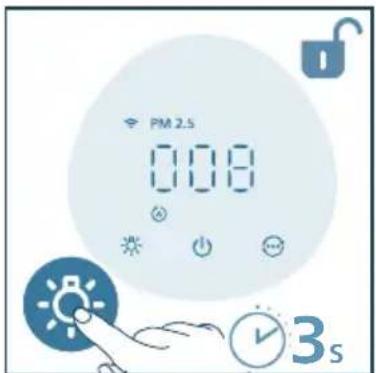 PHILIPS AC2221 - Nastavení dětské pojistky - 2