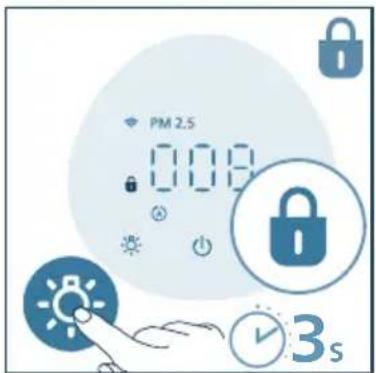PHILIPS AC2221 - Configuration du verrouillage enfant - 1
