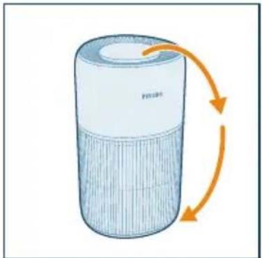 PHILIPS AC2221 - Installera filtret - 1