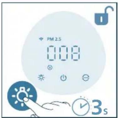 PHILIPS AC2221 - Configuración del bloqueo infantil - 2