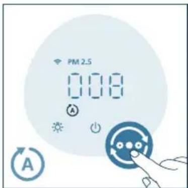 PHILIPS AC2221 - Tila-asetuksen vaihtaminen - 1
