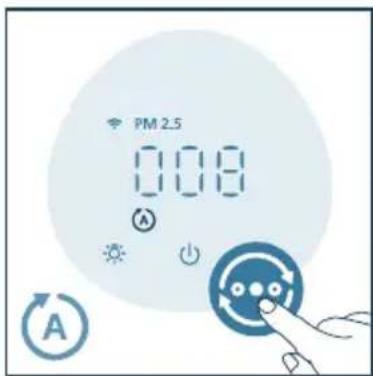 PHILIPS AC2221 - Αλλαγή της ρύθμισης λειτουργίας - 1