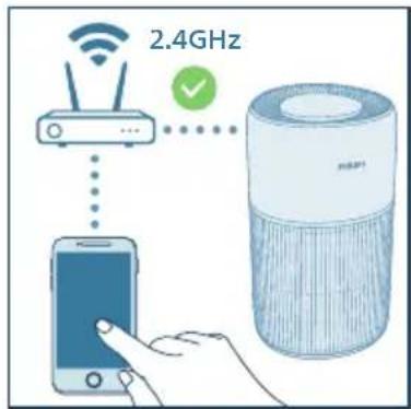 PHILIPS AC2221 - Configurar a ligação Wi-Fi pela primeira vez - 3