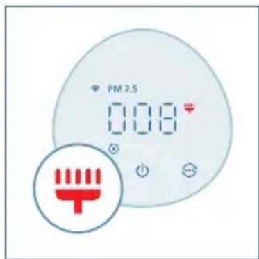 PHILIPS AC2221 - Limpar o corpo do purificador de ar - 5