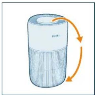 PHILIPS AC2221 - Zamena filtera - 1