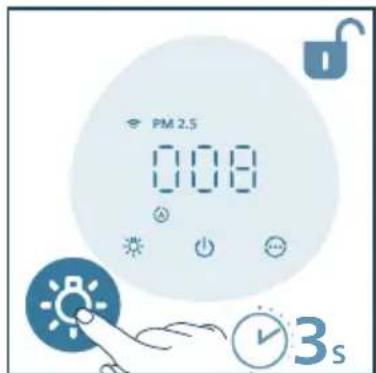 PHILIPS AC2221 - Nastavitev otroške ključavnice - 2