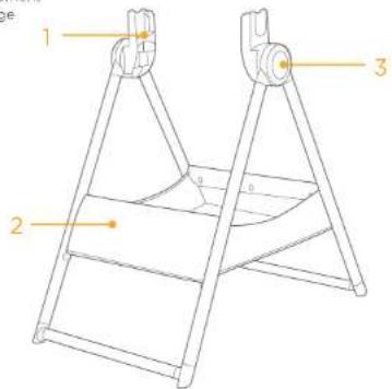 Joie Carry Cot Stand - Liste des pièces - 1