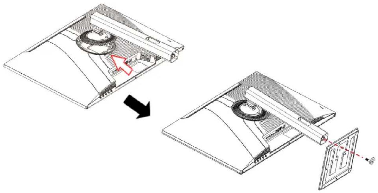 Japannext JN-IPS27G300Q-HSP - Assembling the Monitor Base - 1