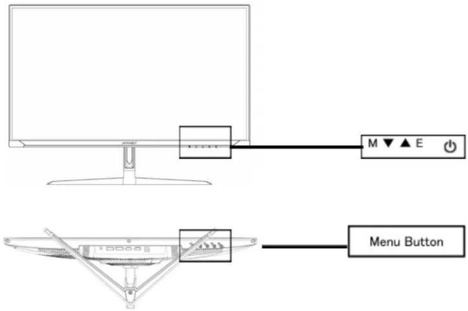 Japannext JN-IPS27G300Q-HSP - Description of the display button - 1
