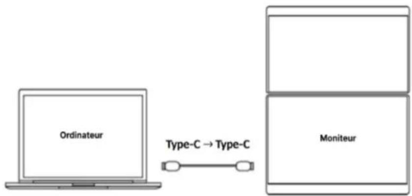 Japannext JN-DMD-IPS156F - Connexion avec un ordinateur - 1