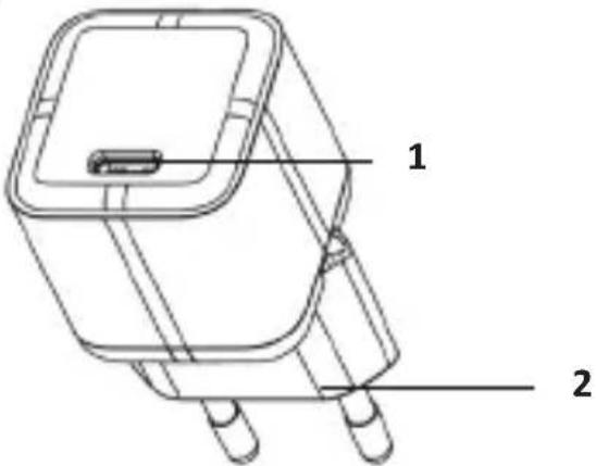 INTENSO W30C - Overzicht van het apparaat - 1