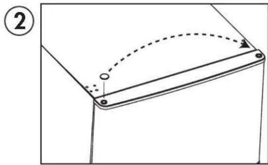 DANBY DCR033B1WM-6 - DOOR REVERSAL INSTRUCTIONS - 2