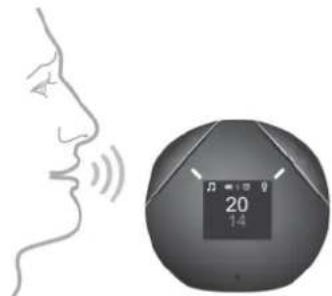 SONY BSP60 - Pour lancer l'application Contrôle vocal à l'aide des commandes vocales - 1
