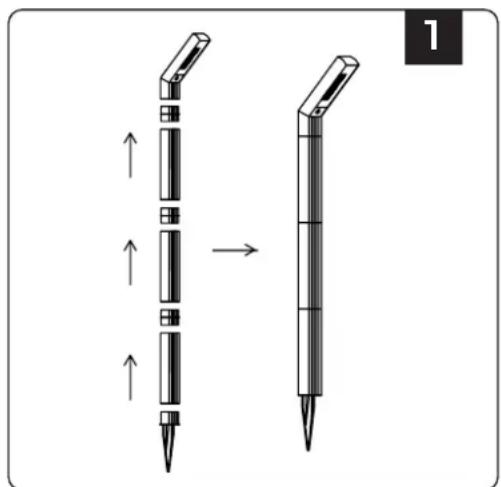 V-TAC VT-10185 - Spike Installation - 1