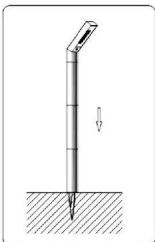V-TAC VT-10185 - Spike-Installation - 2