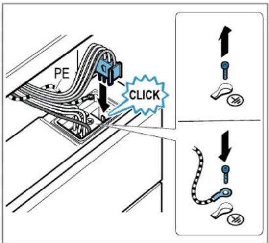 BOSCH HNDBB110 - Collegamento del piano cottura - 1