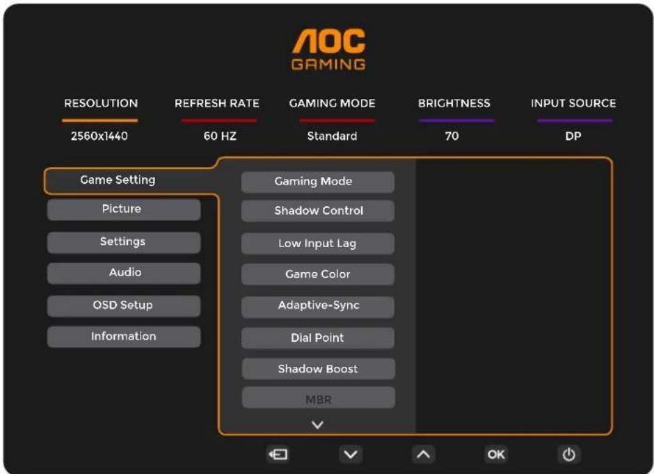 AOC Q27G4XD - Remarques : - 1