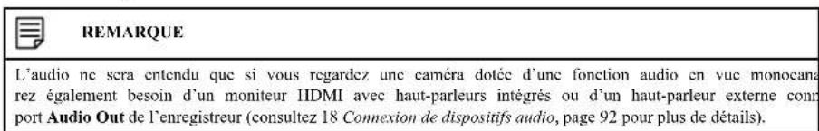 Lorex D241A81B - Écoute audio - 1