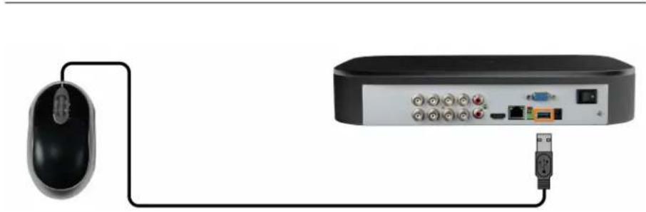 Lorex D241A81B - ÉTAPE 3: Connexion de la souris - 1