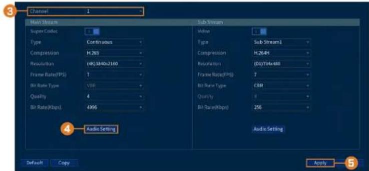 Lorex D241A81B - Connexion de dispositifs audio18 - 3