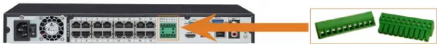 Lorex N881A38B - Pour connecter des dispositifs d'alarme : - 1