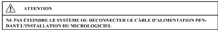 Lorex N881A38B - Si une mise à jour du micrologiciel est disponible : - 1