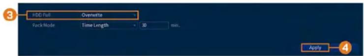 3 HDD Full Overwrite Pack Mode Time Length 30 mini. Apply 4
