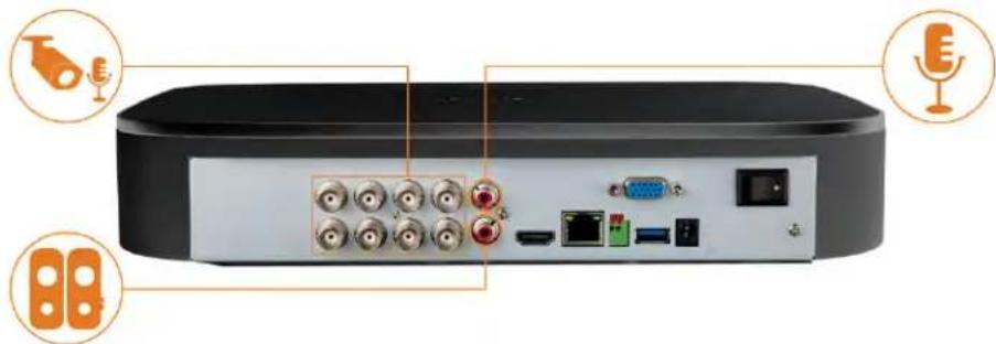 Lorex D241A82B - Connexion de dispositifs audio18 - 2