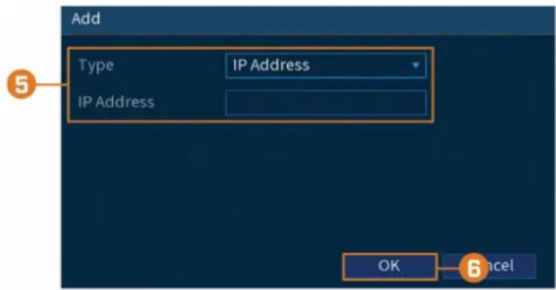 Lorex D871A82B - Pour configurer le filtre IP : - 2