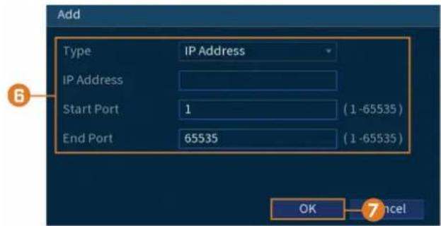 Lorex D871A82B - Pour configurer le filtre IP : - 2