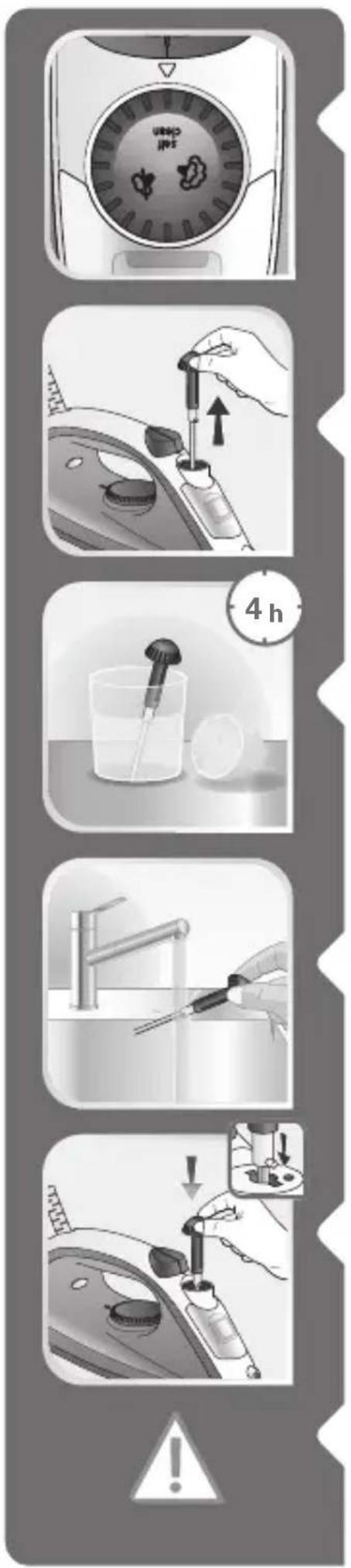 TEFAL Steam Essential FV1033 - Nettoyez la tige Anti-Calcaire(une fois par mois) - 1