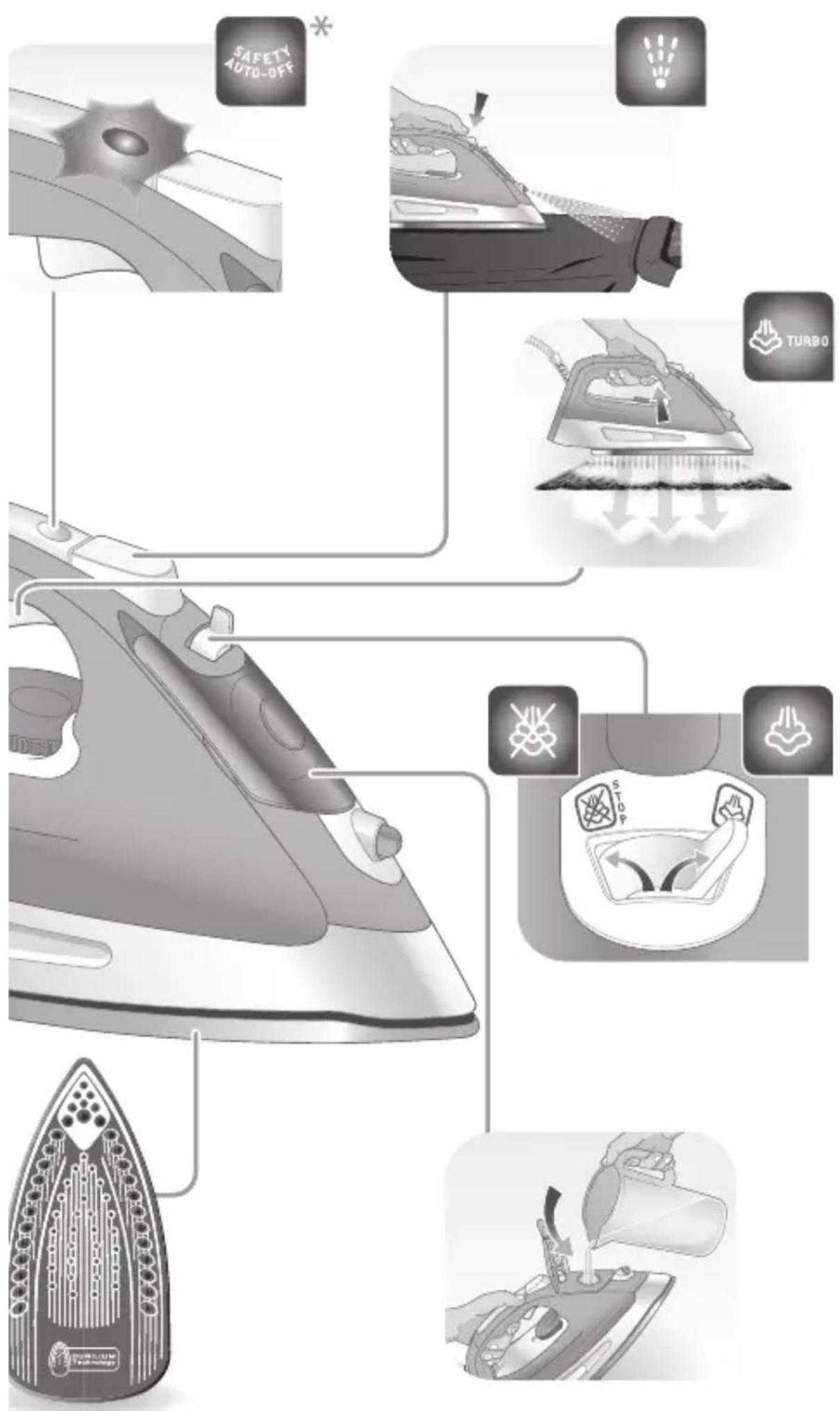 TEFAL Ultraglide FV2641 - INSTRUCTIVO DE OPERATION - 2