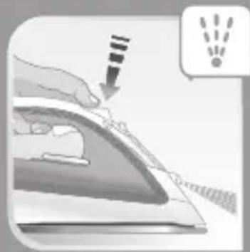 TEFAL Ultraglide FV2641 - Planchado con vapor en posicion vertical - 1