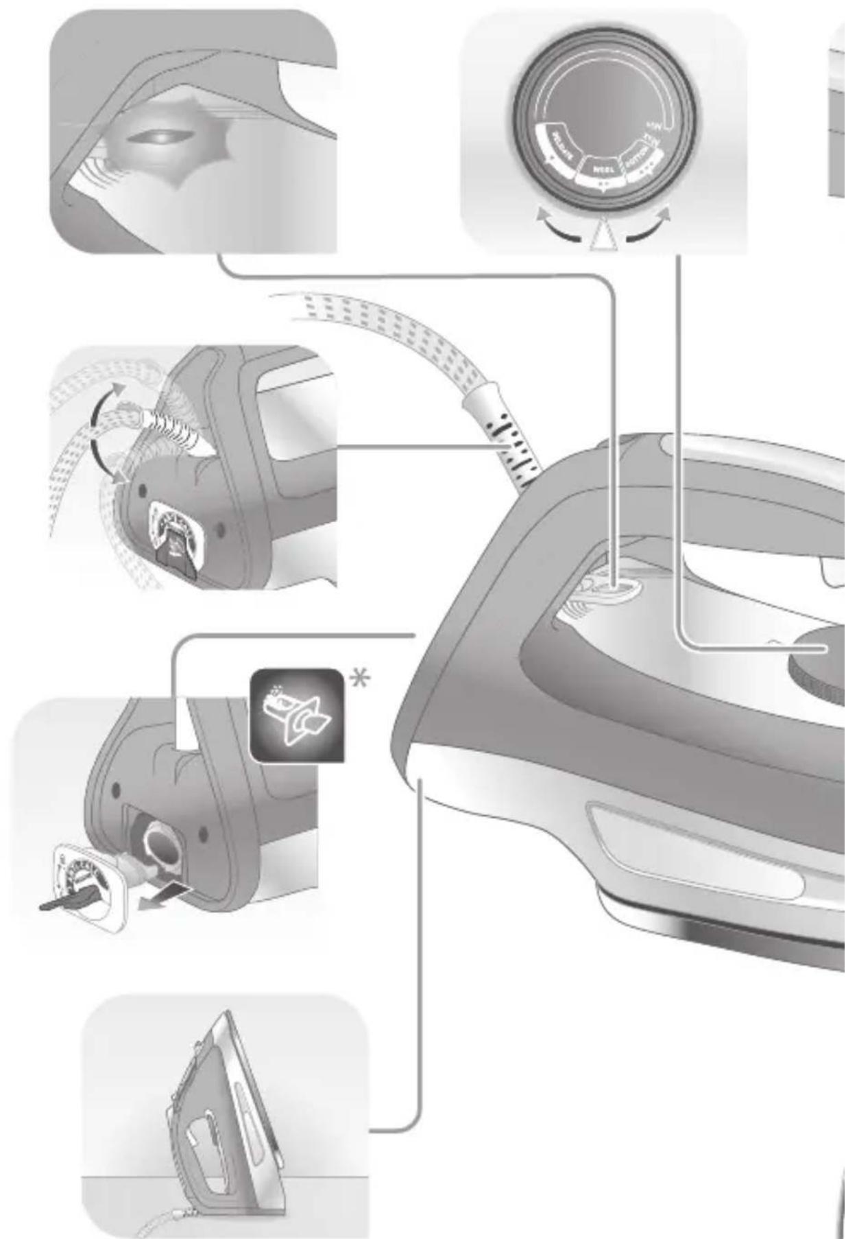 TEFAL Ultraglide FV2641 - INSTRUCTIVO DE OPERATION - 1