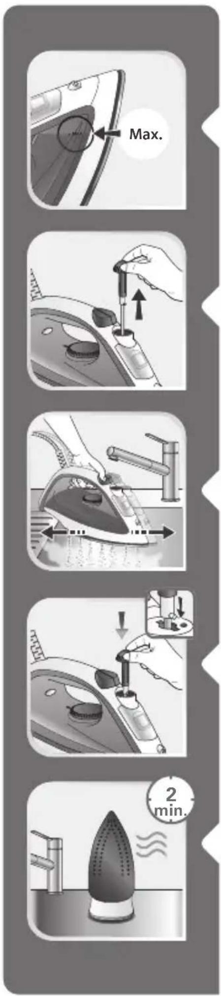 TEFAL Steam Essential FV1026 - Attention! - 1