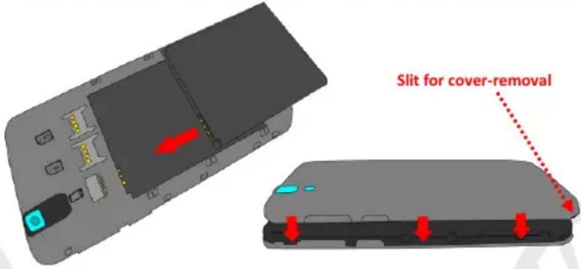 NGM You Color M502 - Inserting the battery - 1