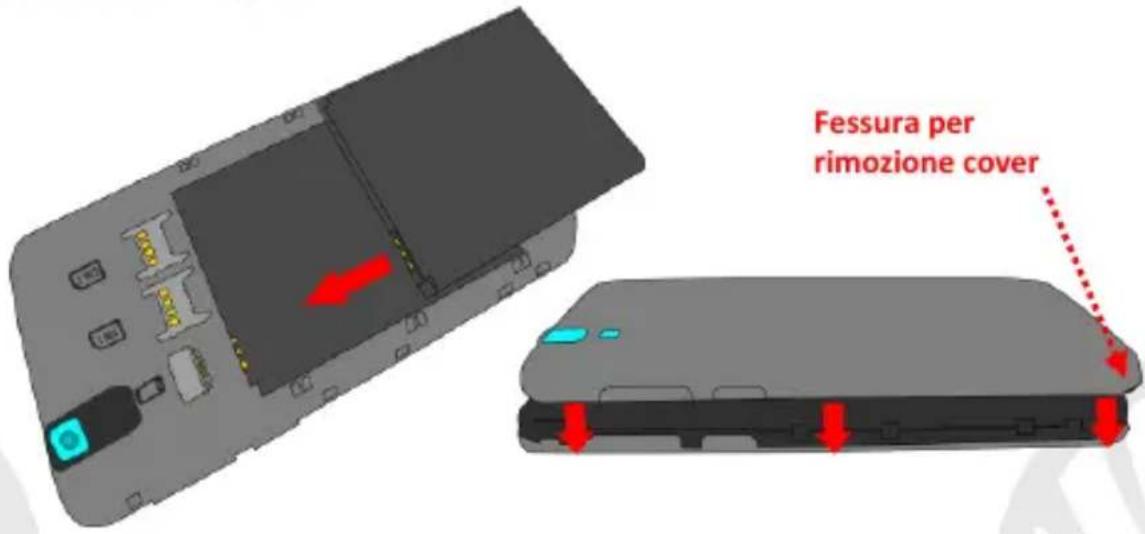 NGM You Color M502 - Inserire la batteria - 1