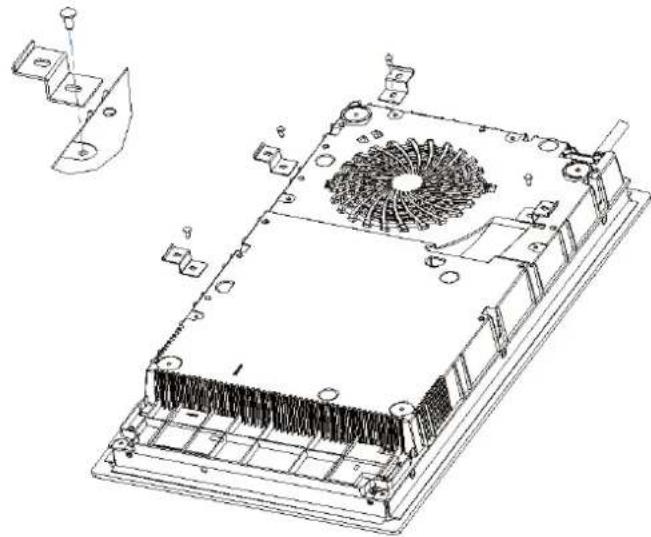 Exquisit EKI300-30 - Positionner les supports de fixation - 1