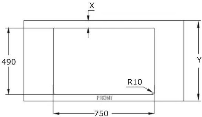 AMICA DHKI 752 880 C - Standardna namestitev - 1