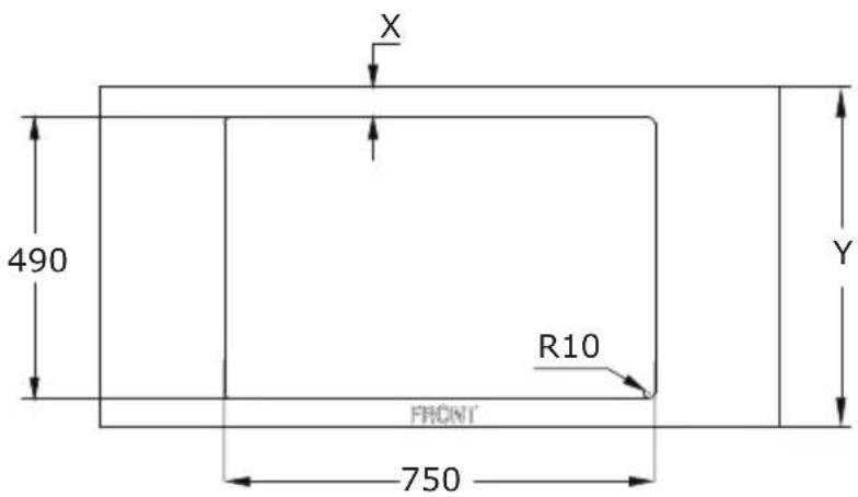 AMICA DHKI 752 880 C - Štandardná inštalácia - 1