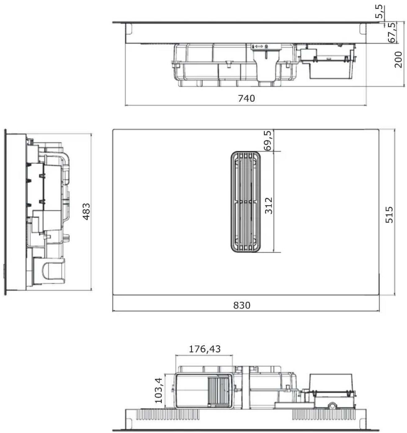 AMICA DHKI 752 880 C - INSTALLATIE EN MONTAGE - 1