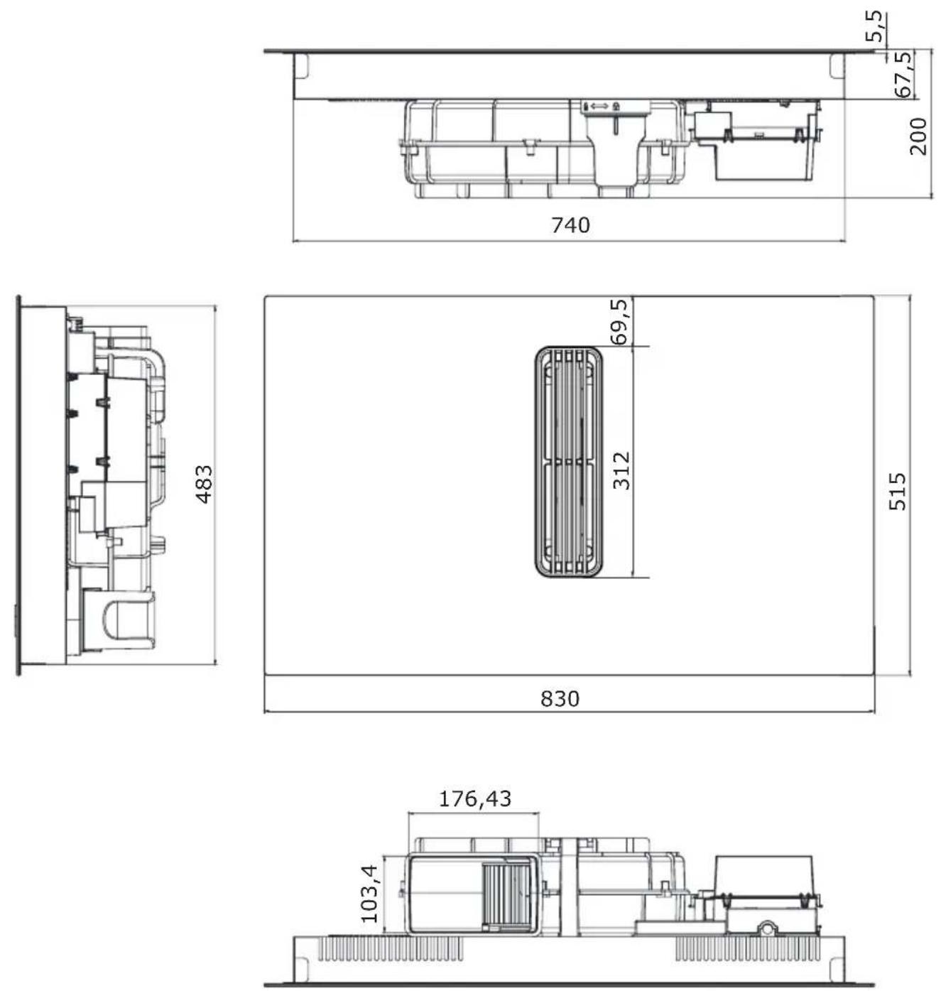 AMICA DHKI 752 880 C - INSTALLATION UND MONTAGE - 1
