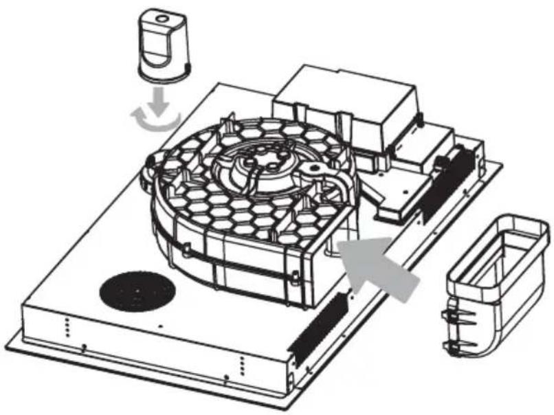 AMICA DHKI 752 880 C - Installatie in absorberstand (luchtrecirculatie) - 1